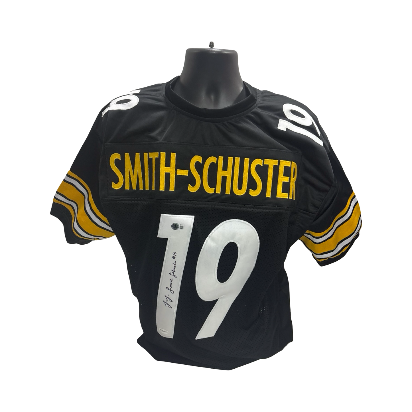 Juju Smith-Schuster Black Pittsburgh Steelers Autographed Jersey Beckett BAS
