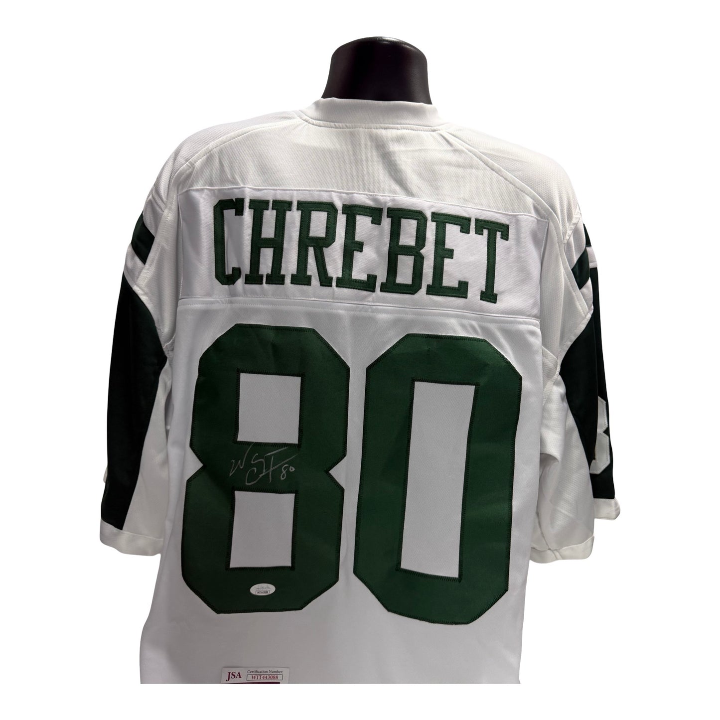 Wayne Chrebet Autographed New York Jets White Jersey JSA