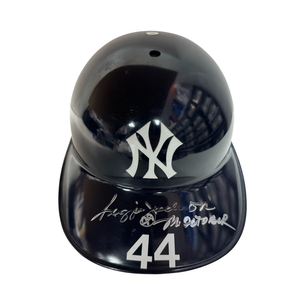 Reggie Jackson Autographed New York Yankees Batting Helmet "Mr October" Inscription LE /563 Upper Deck