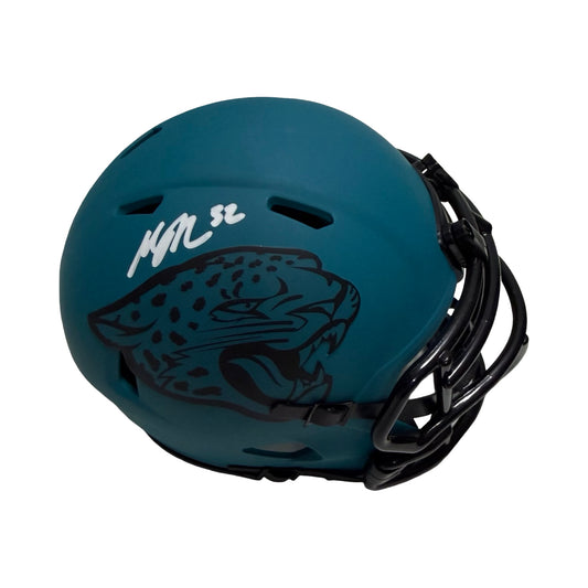Maurice Jones-Drew Jacksonville Jaguars Rave Mini Helmet BAS