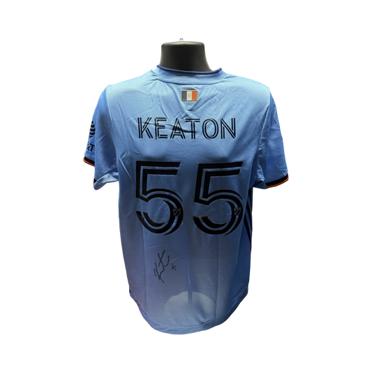 Keaton Parks Autographed New York City FC Jersey Signed Fanatics COA