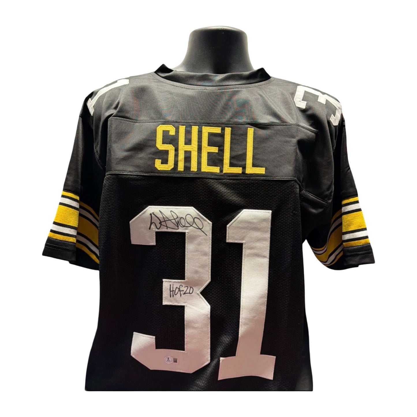 Donnie Shell Pittsburgh Steelers Autographed Signed Jersey Inscribed Beckett BAS