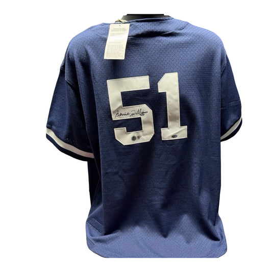 Bernie Williams New York Yankees Signed M&N Jersey Autographed Beckett BAS COA