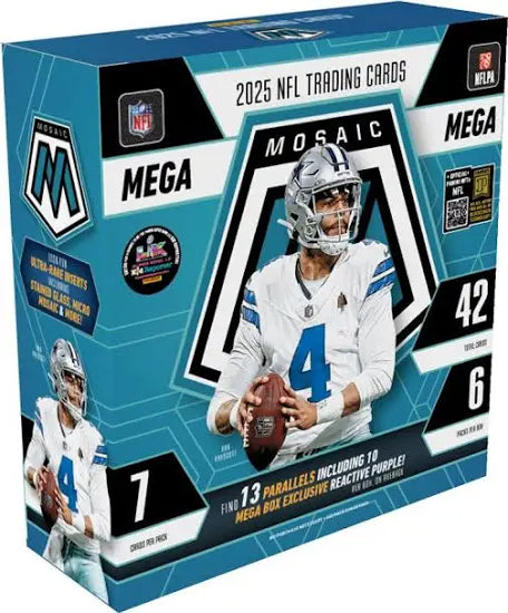 2025 NFL Panini Mosaic Mega Box