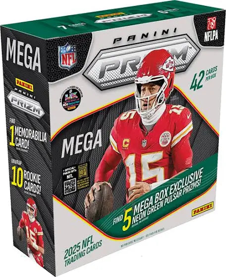 2025 Panini Prizm NFL - Mega Box
