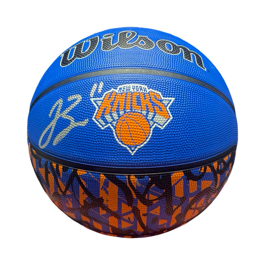 Jalen Brunson Autographed New York Knicks Wilson Graffiti  Basketball Fanatics