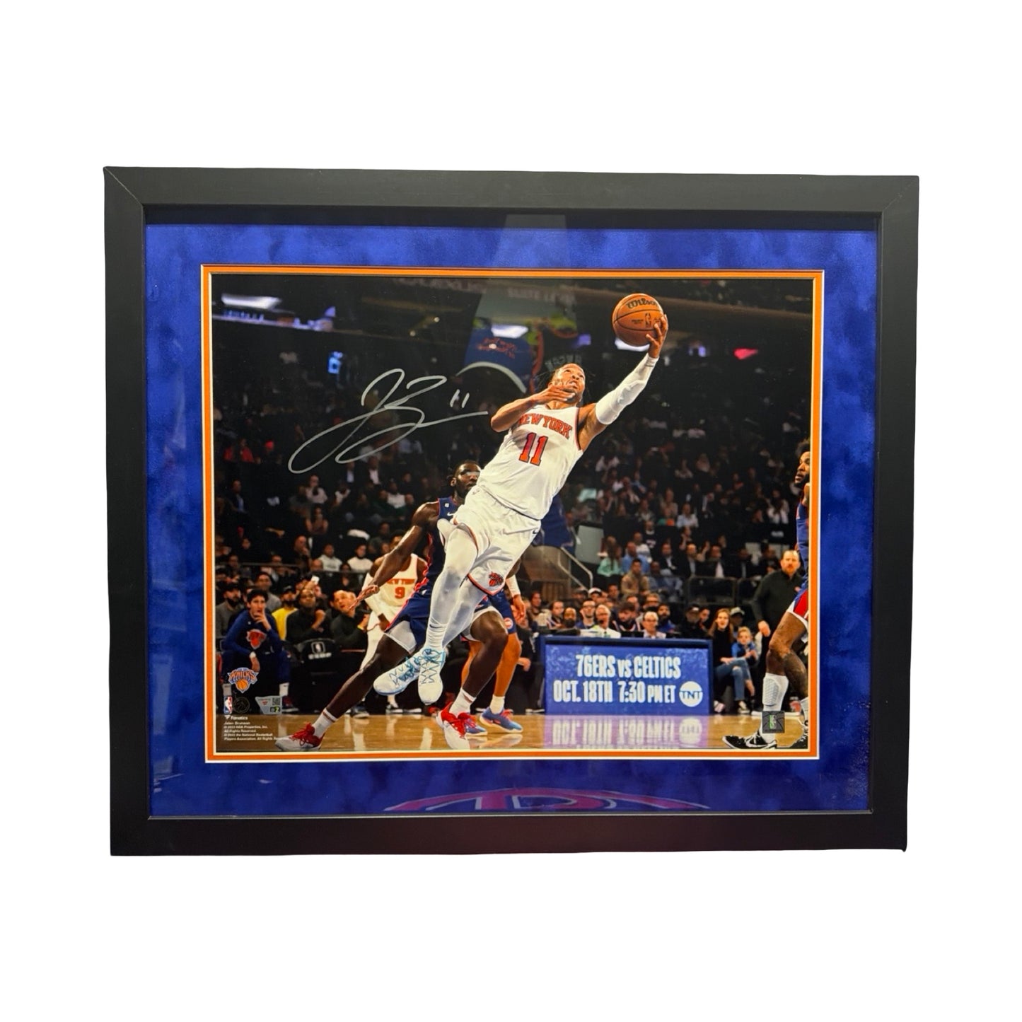 Jalen Brunson New York Knicks Framed Autographed 16x20 Signed Photo Fanatics COA