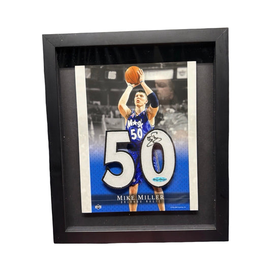 Mike Miller Orlando Magic Autographed UDA Signed Jersey Number Framed Upper Deck