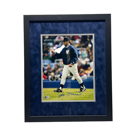 Joe Torre Autographed New York Yankees 11x14 Beckett - Framed