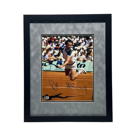 John McEnroe Autographed 11x14 Beckett - Framed