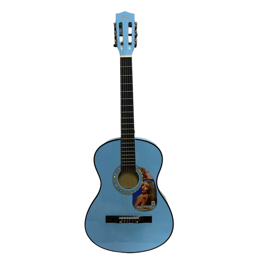 Sabrina Carpenter Autographed Light Blue Guitar Beckett