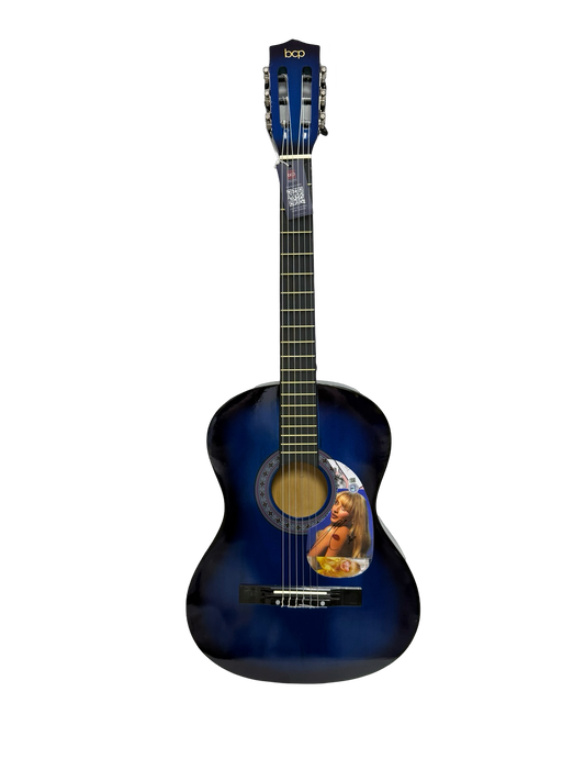 Sabrina Carpenter Autographed Blue Burst Guitar Beckett