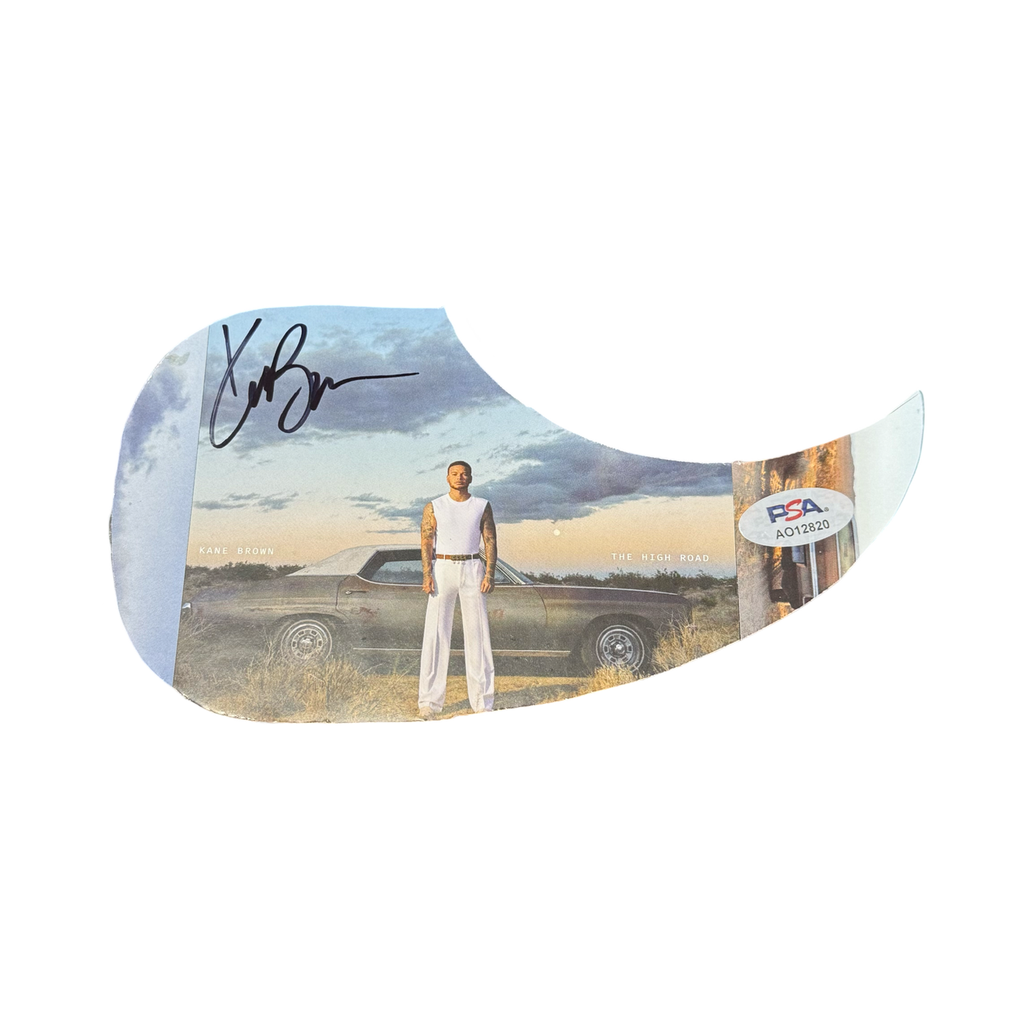 Kane Brown Autographed Pick Guard PSA