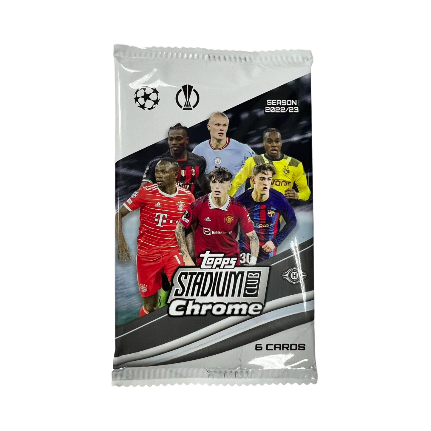 2022-23 UEFA Soccer Topps Chrome Stadium Club - Retail Pack