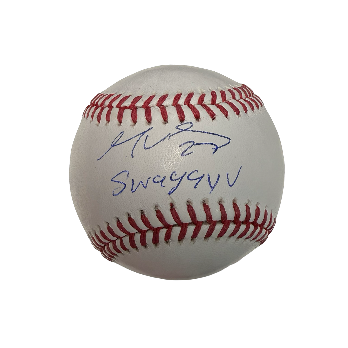 Mark Vientos Autographed New York Mets "Swaggy V" Inscribed OMLB Beckett