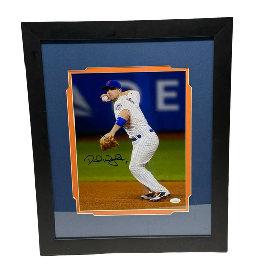 David Wright Autographed New York Mets 11x14 Photo JSA - Framed