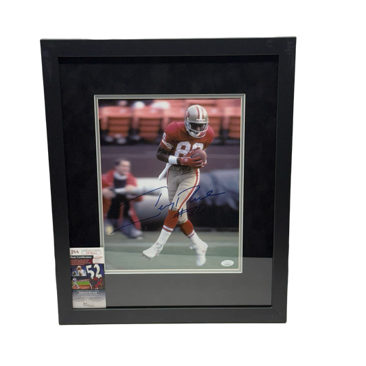 Jerry Rice Autographed San Francisco 49ers 11x14 - Framed