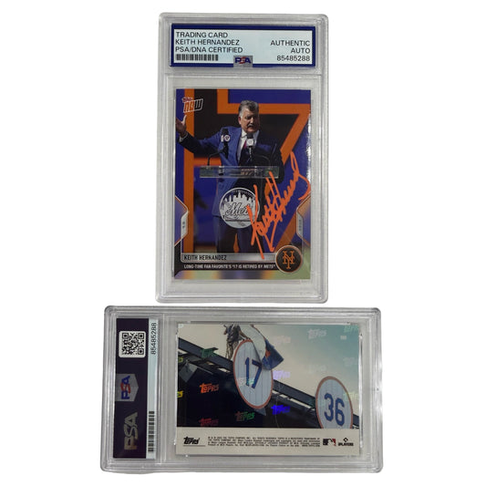 2022 Keith Hernandez Autographed Topps Now Jersey Retirement #500 PSA Auto