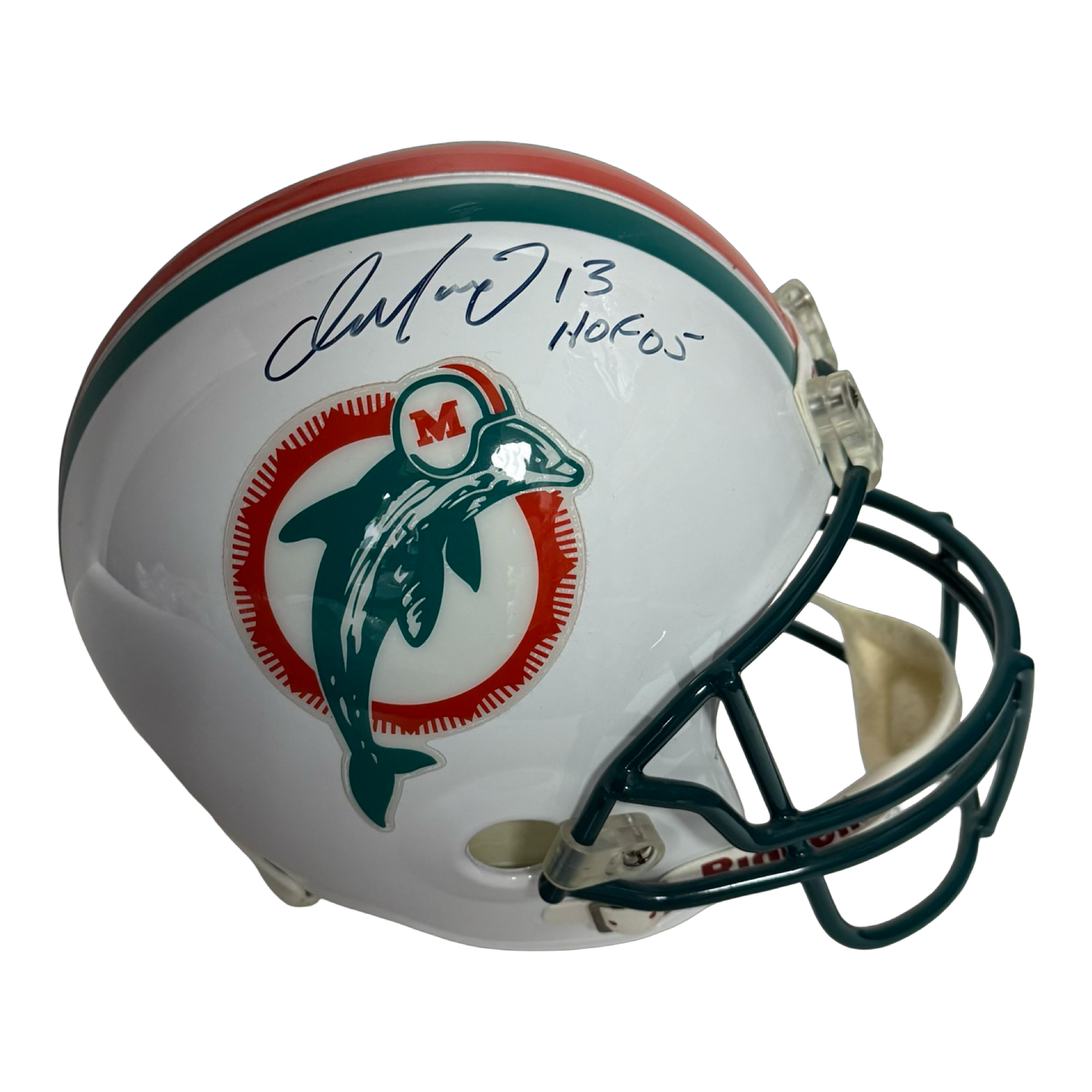 Dan Marino Autographed Miami Dolphins HOF 05 Replica Helmet Beckett