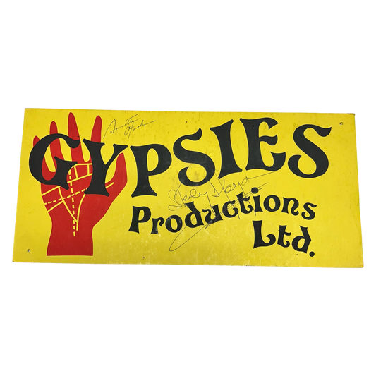 Annette O’toole & Sterling Hayden Autographed Gypsies Productions Parking Sign JSA