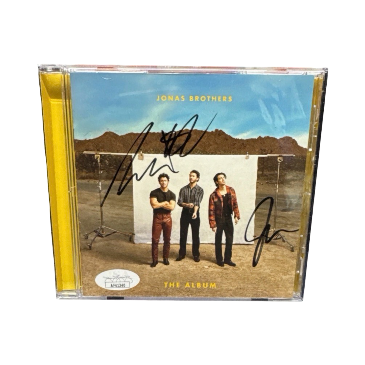 Jonas Brothers "THE ALBUM" CD with Joe Nick Kevin Signed Autographed JSA COA