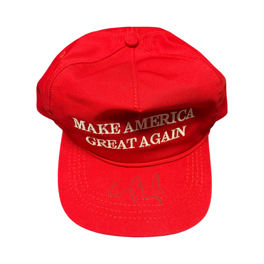 Mike Pence Autographed Make America Great Again Hat JSA