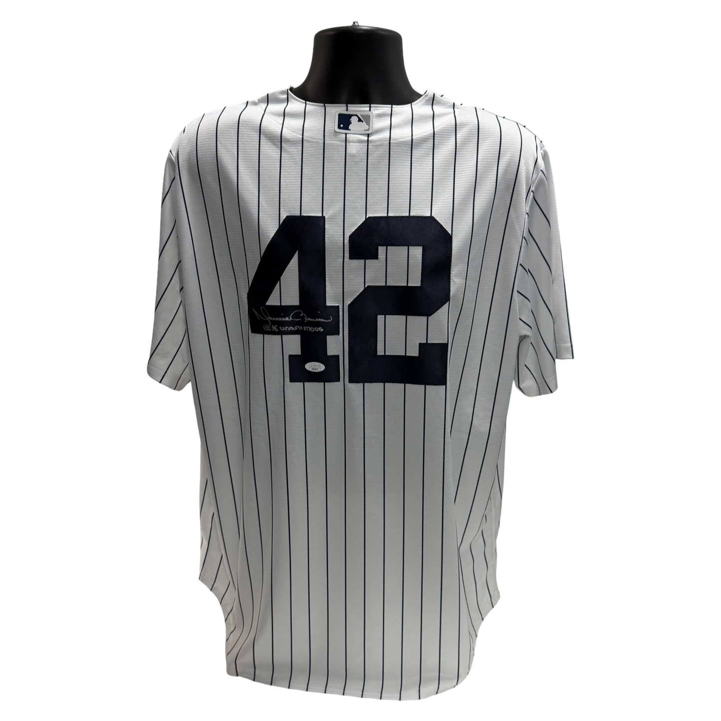 Mariano Rivera Autographed New York Yankees Nike Jersey 100% Unanimous JSA