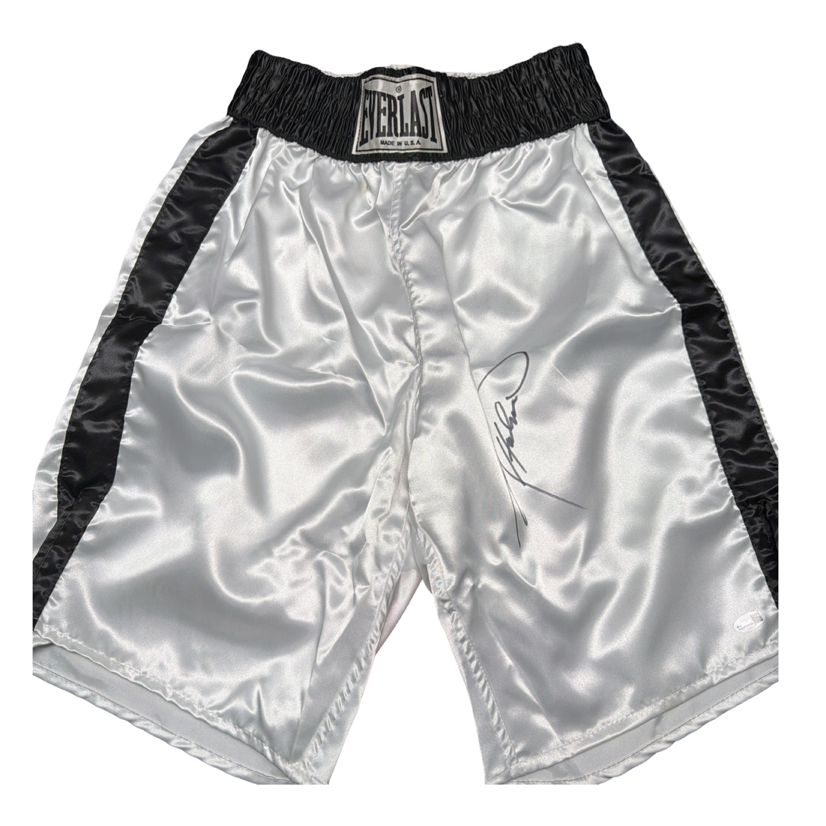 Larry Holmes Signed Everlast Boxing Trunks Autographed JSA COA