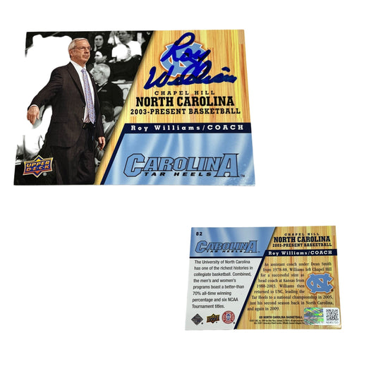 Roy Williams Signed Upper Deck Card Steiner CX