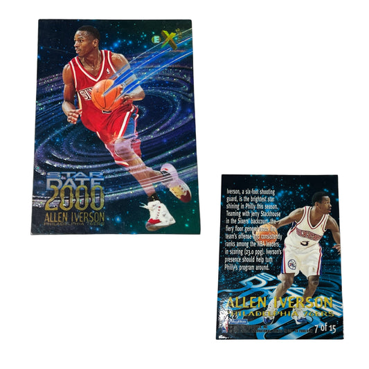 1996-97 Allen Iverson EX-2000 STAR DATE 2000 Rookie Insert