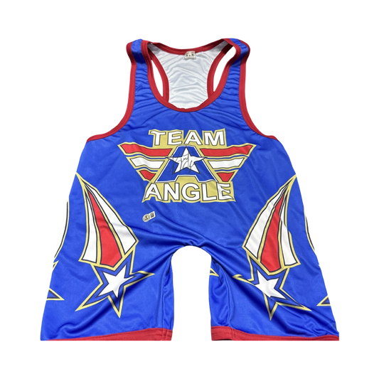Kurt Angle Autographed Team Angle Wrestling Singlet Beckett