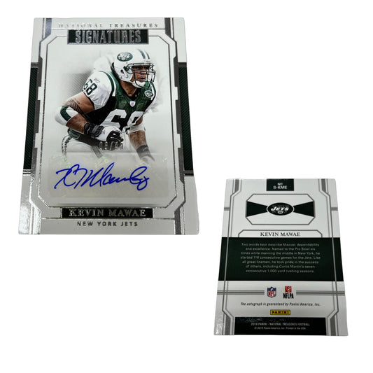 2018 National Treasures Signatures Kevin Mawae