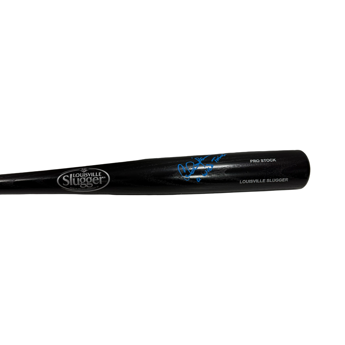 Charlie Sheen Signed Major League Louisville Slugger Black Bat Wild Thing Inscribed Beckett BAS