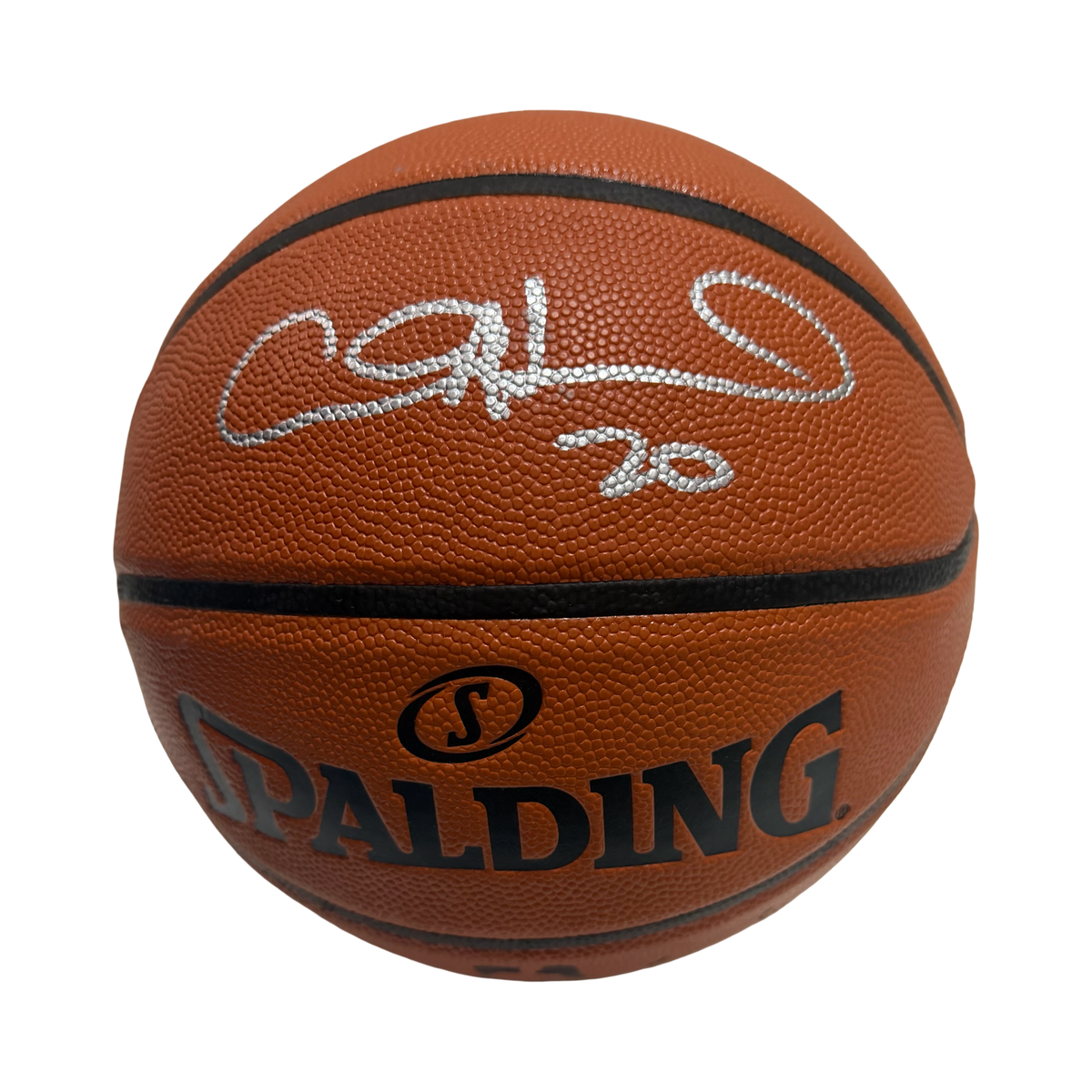 Allan Houston Autographed Spaulding Basketball New York Knicks Signed JSA COA