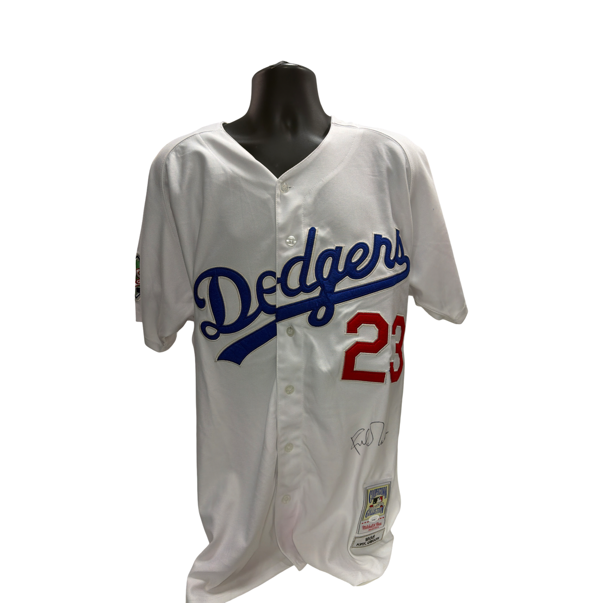 Kirk Gibson Autographed Los Angeles Dodgers Jersey Signed Cooperstown Collection JSA COA AUTO