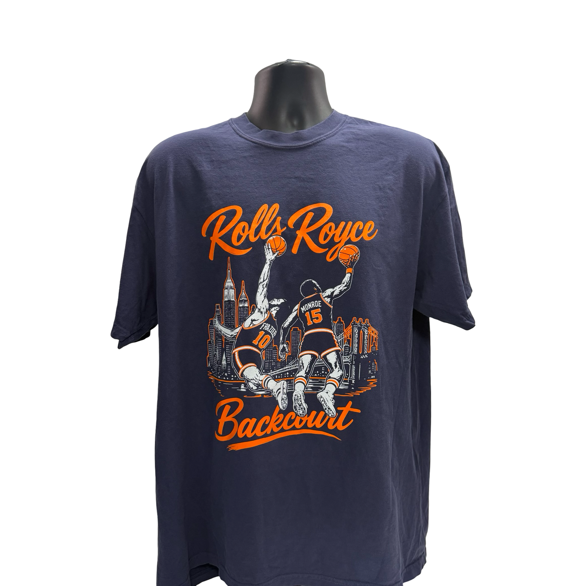 Walt Clyde Frazier Earl Monroe Rolls Royce Back Court T Shirt
