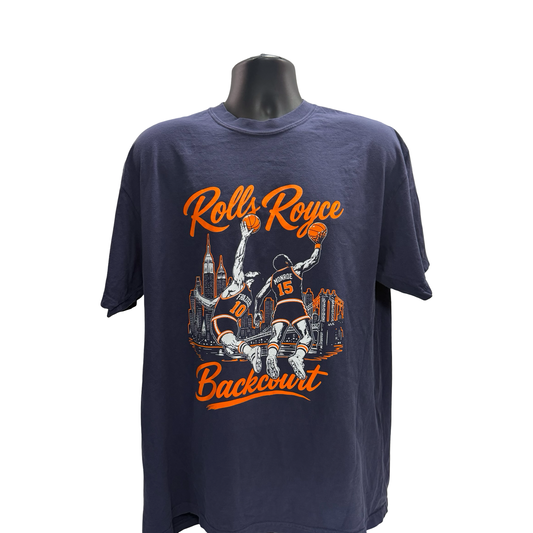 Walt Clyde Frazier Earl Monroe Rolls Royce Back Court T Shirt