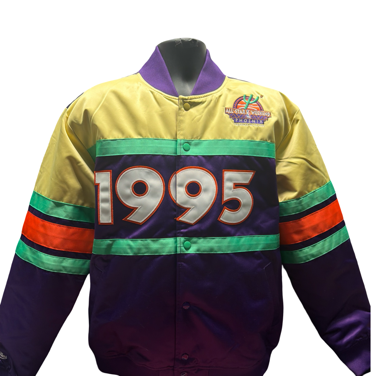 NBA 1995 All Star Game Mitchell & Ness Satin Jacket Size Large New