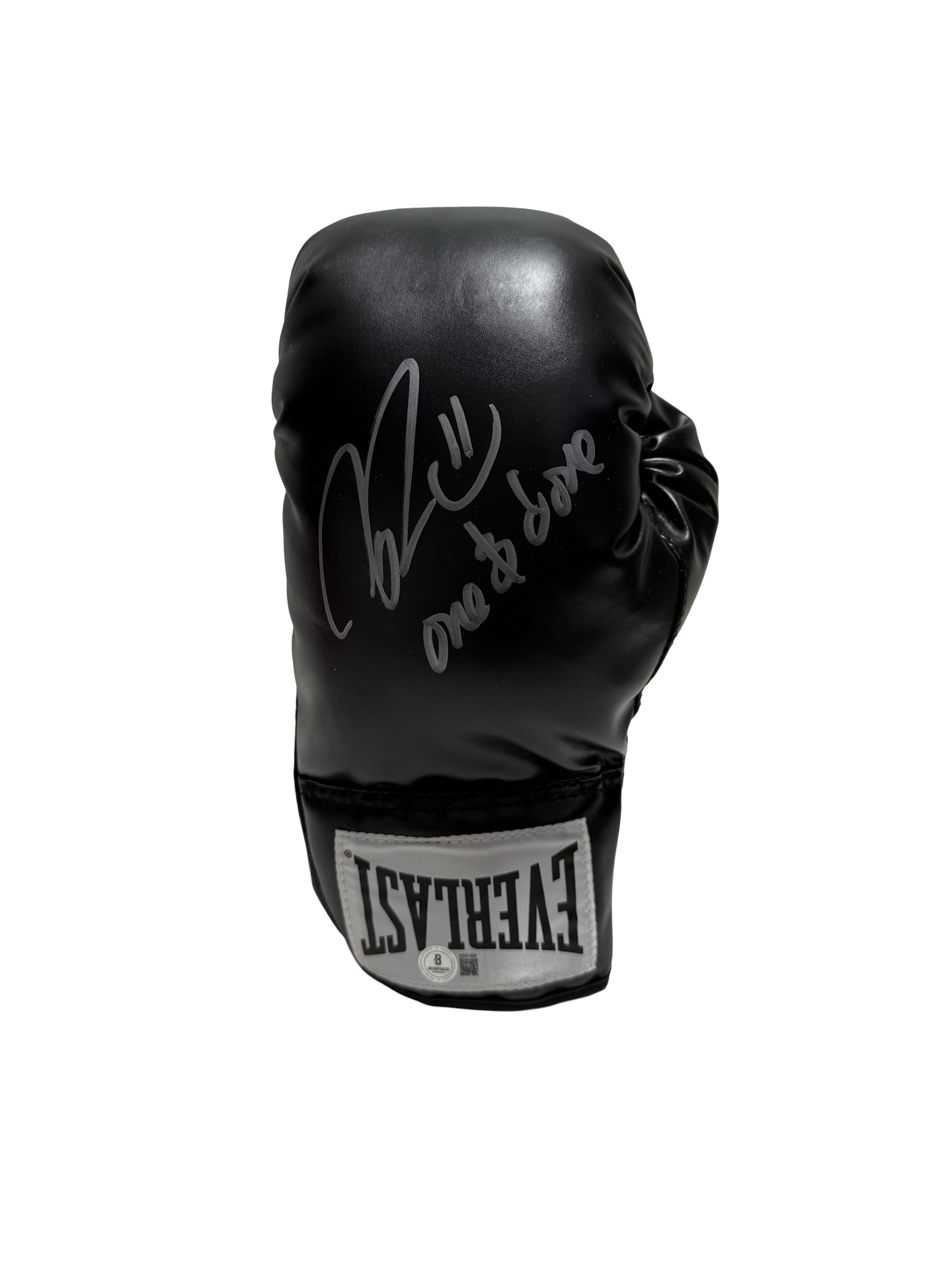 Nate Robinson Autographed Black Everlast Boxing Glove One and Done Beckett