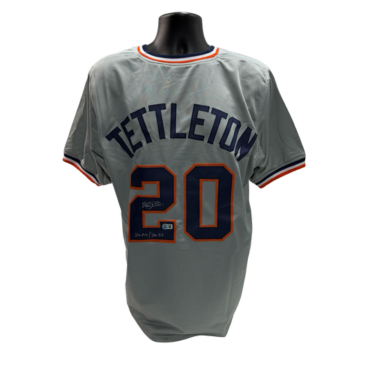 Mickey Tettleton Autographed Detroit Tigers Jersey 2x AS/ 3x SS Beckett