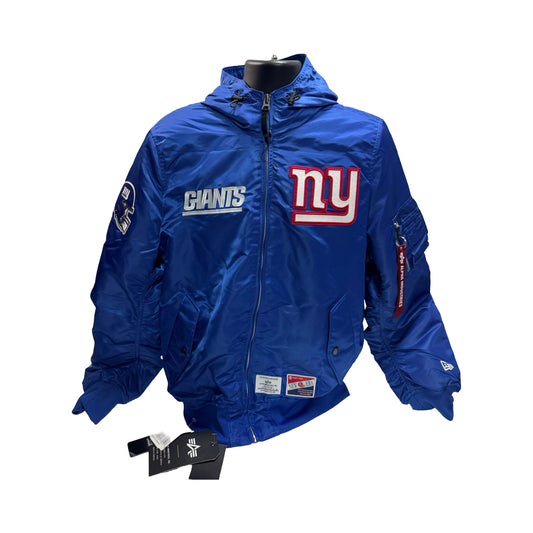 NWT Alpha Industries x New Era NFL New York Giants Men’s Medium Bomber Jacket