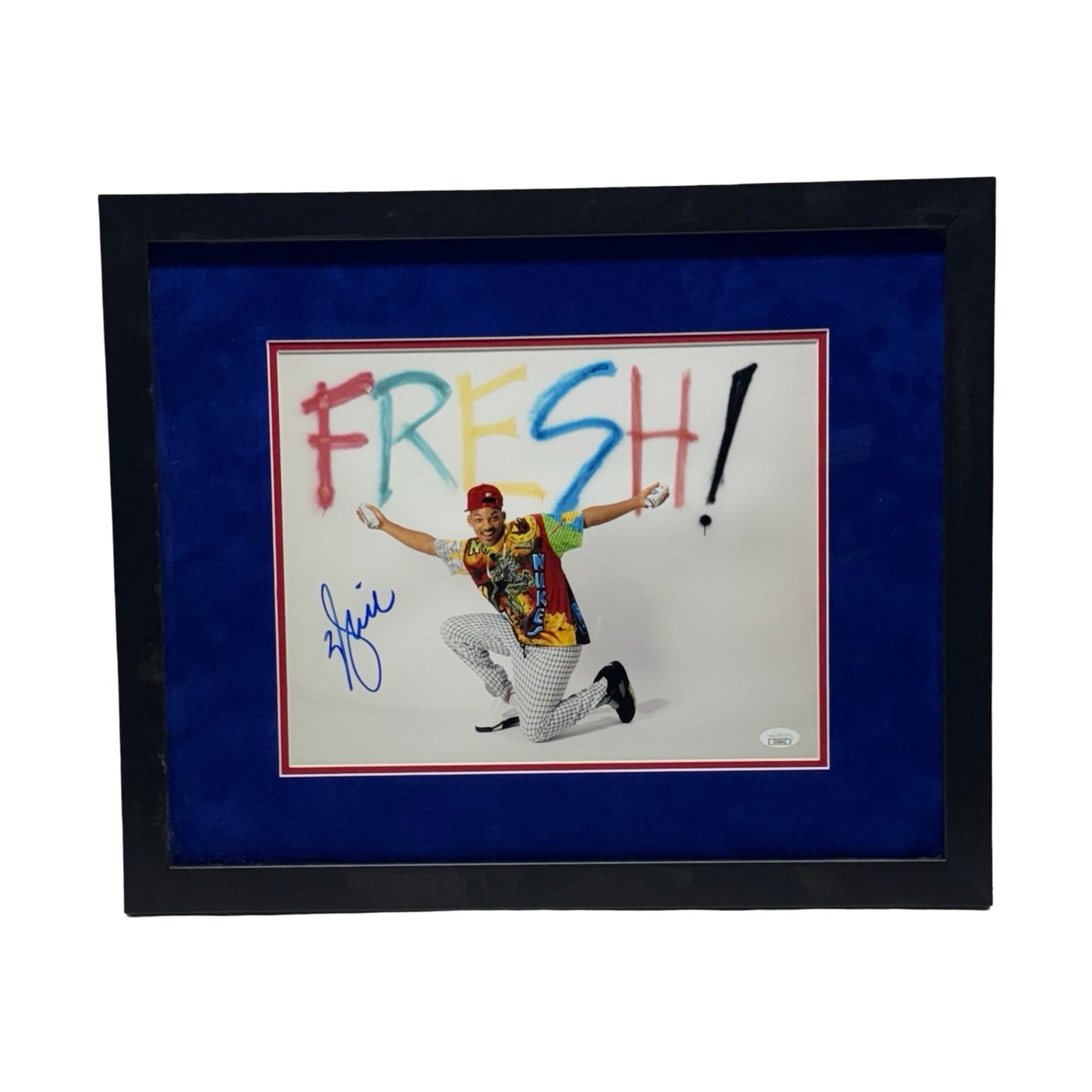 Will Smith Autographed Fresh Prince 11x14 JSA - Framed