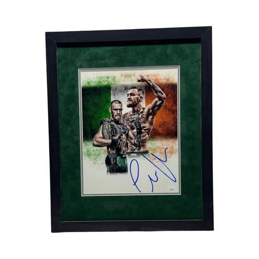 Conor McGregor Autographed UFC 11x14 JSA - Framed