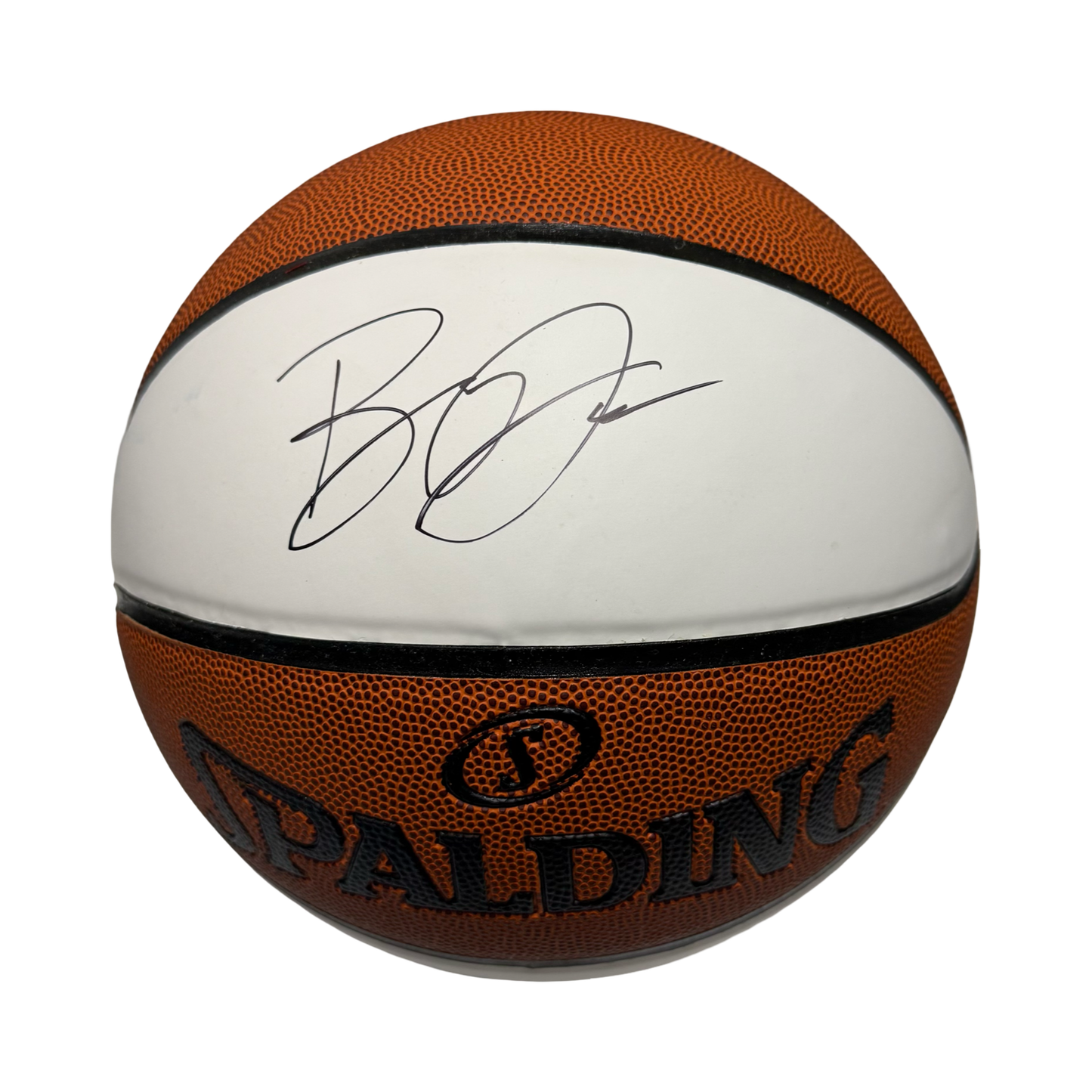 Baron Davis Autographed White Panel Spalding Basketball Beckett