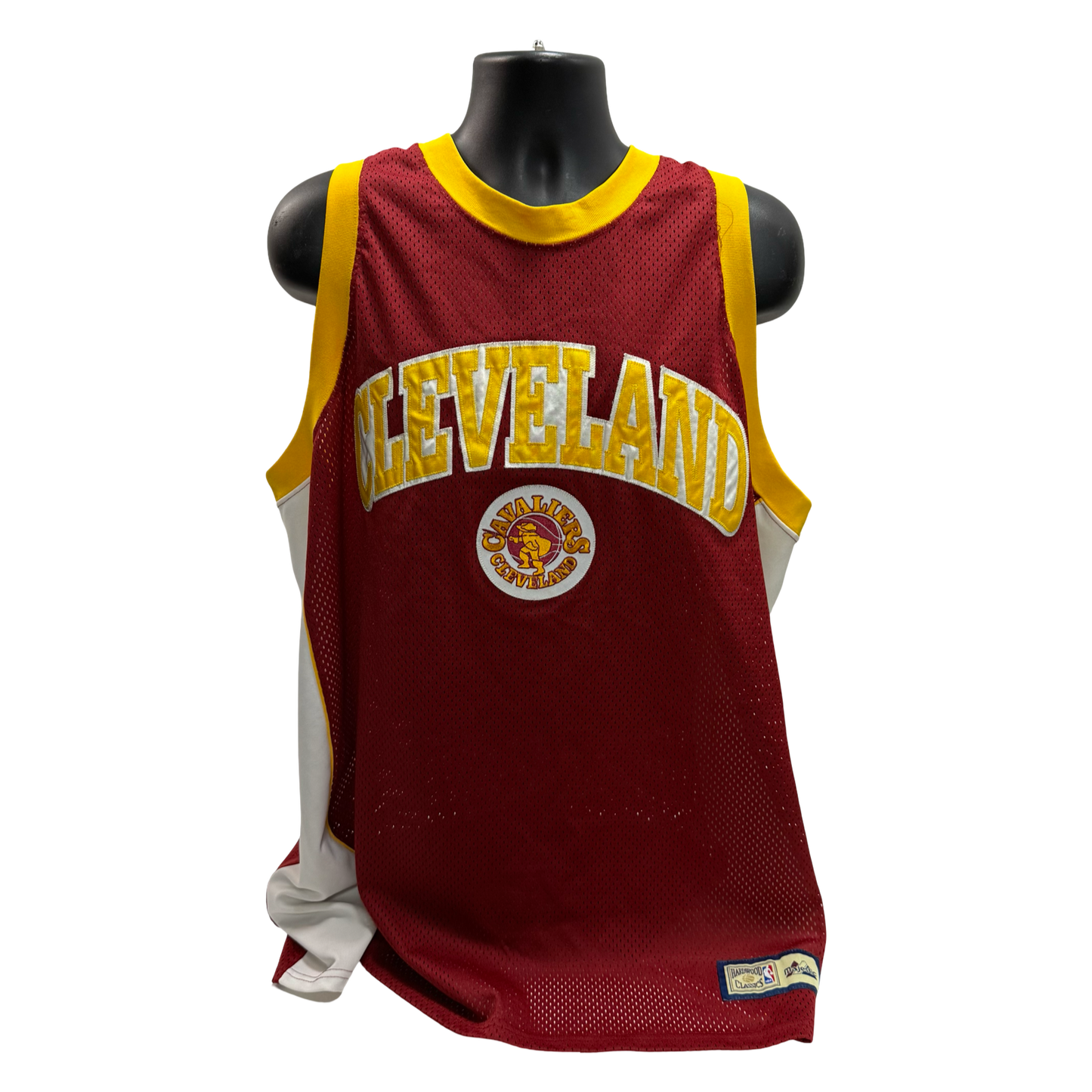 Cleveland Cavaliers Majestic Hardwood Classics Retro Mesh Jersey