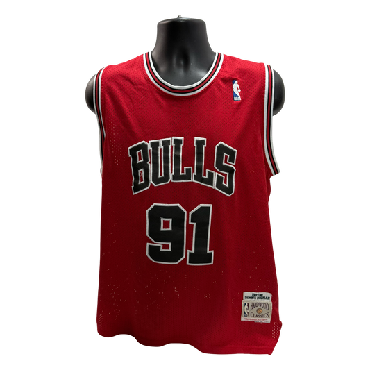 Dennis Rodman Chicago Bulls Mitchell & Ness Hardwood Classics Jersey Size XL