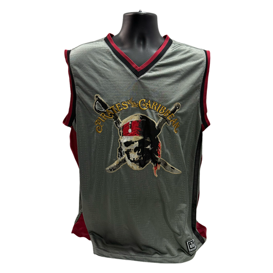 Captain Jack Sparrow Pirates Of The Caribbean Basketball Jersey