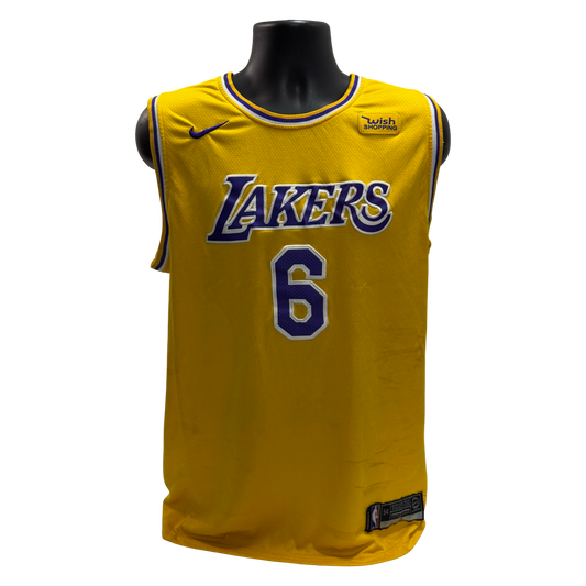 LeBron James Los Angeles Lakers Nike Men’s XXL Swingman Yellow Jersey