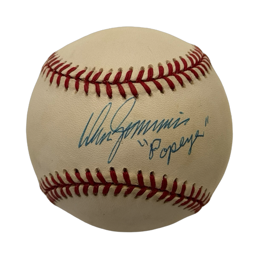 Don Zimmer Autographed New York Yankees OMLB Beckett