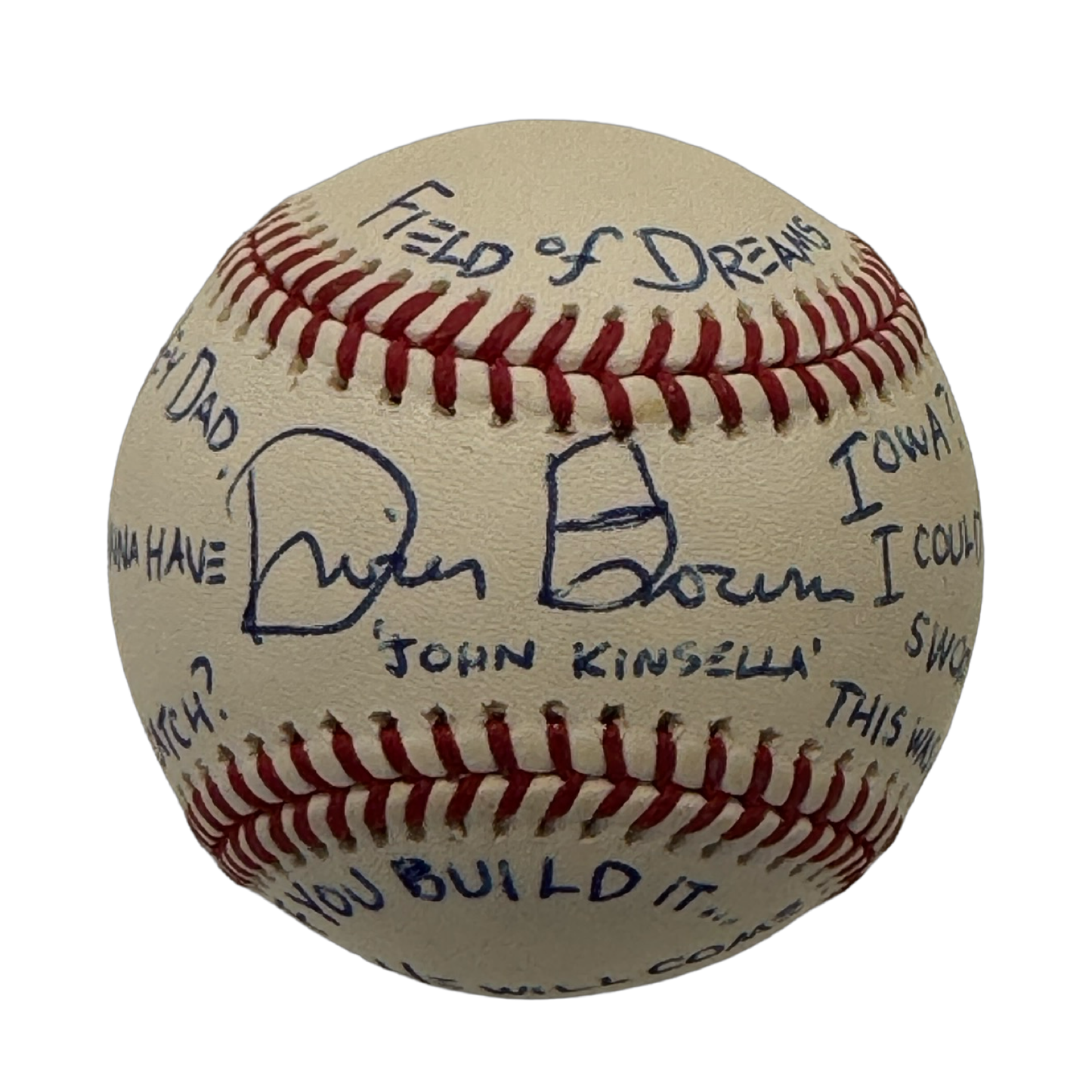 Dwier Brown Autographed OMLB "Field Of Dreams" Beckett